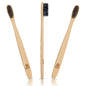 Dental Expert Biodegradable Bamboo Toothbrushes, Is Wooden – Pack of 3