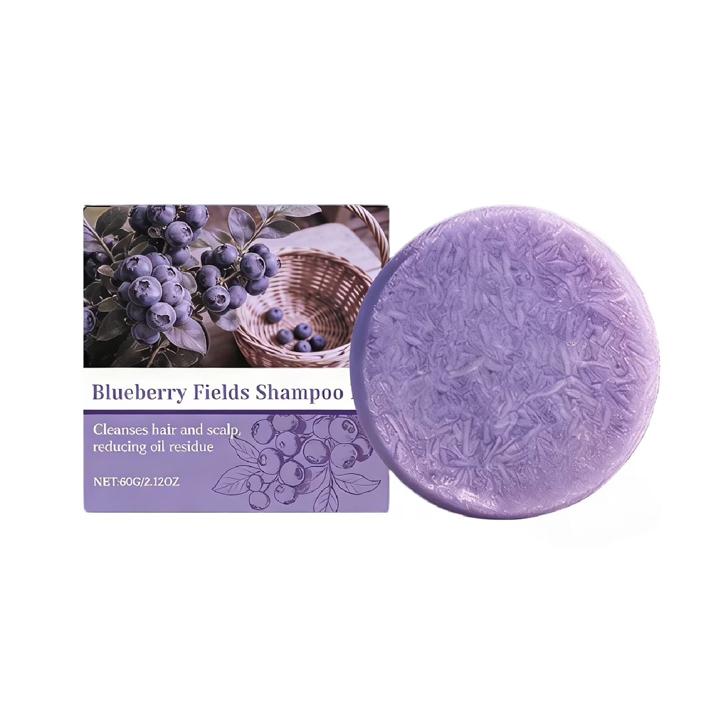 Blueberry Fields Shampoo Bar Sulfate-Free with Natural Berry Scent