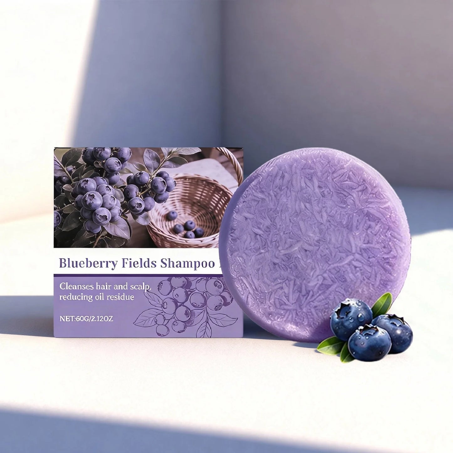 Blueberry Fields Shampoo Bar Sulfate-Free with Natural Berry Scent