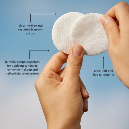 Sky Organics Biodegradable Cotton Rounds Cruelty-Free, 100 Count