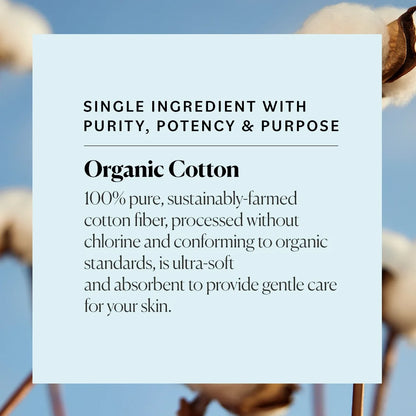 Sky Organics Biodegradable Cotton Rounds Cruelty-Free, 100 Count