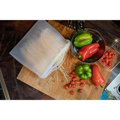 ITPC Reusable Silicone Gallon Food Storage Bags — Freezer & Dishwasher Safe