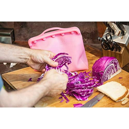 ITPC Reusable Silicone Gallon Food Storage Bags — Freezer & Dishwasher Safe