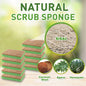Scrub-It Natural Plant-Based Scrub Sponges Biodegradable, 24 Pack