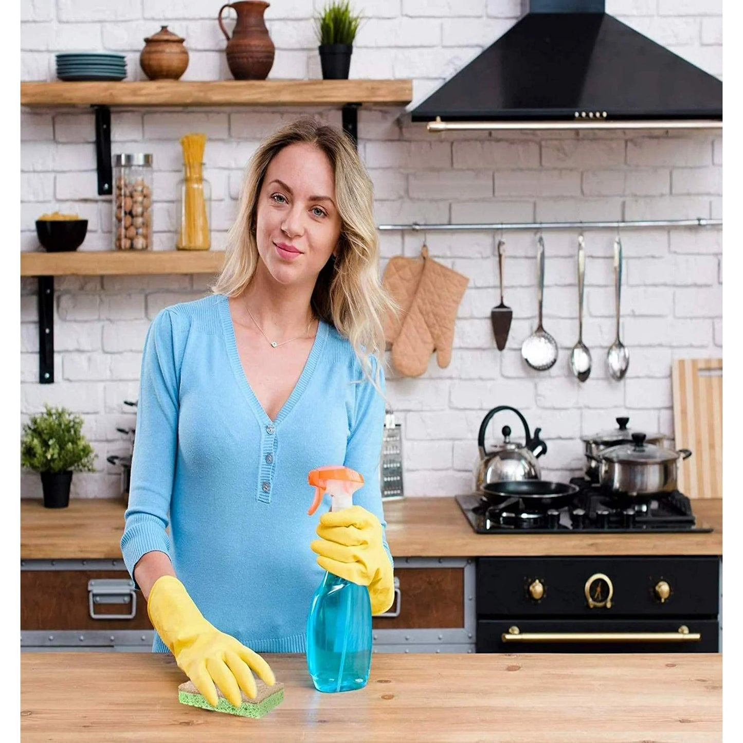 Scrub-It Natural Plant-Based Scrub Sponges Biodegradable, 24 Pack